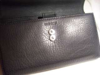 Rolfs Stunning Essentials Leather Checkbook Wallet,Blk  