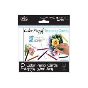   Cards color Pencil 10 Pencils, 2 Cards&envlps 4Pk 