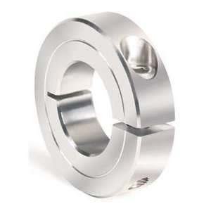 One Piece Clamping Collar Recessed Screw, 1 5/16, Stainless Steel 