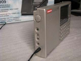 Sangean ATS 909 FM Stereo /MW/LW/SW Shortwave Radio Mint Cond Boxed 