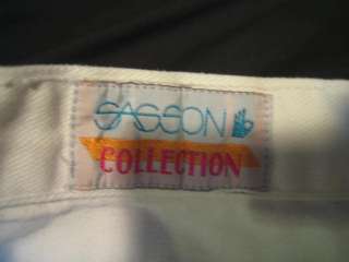 SASSON COLLECTION white jeans   Wom Juniors 11  