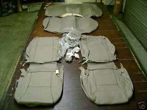 TOYOTA COROLLA XRS LEATHER SEAT COVERS NEW 05 8  