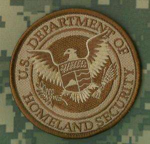 HOMELAND SECURITY SUBDUED HOMELAND SECURITY LOGO PATCH  