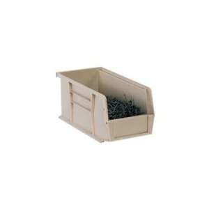   14 3/4 x 5 Ivory Plastic Stack & Hang Bin Boxes