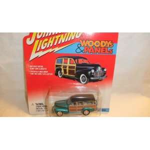   PANELS 1941 CHEVY SPECIAL DELUXE WAGON TEAL WITH BLACK ROOF Toys