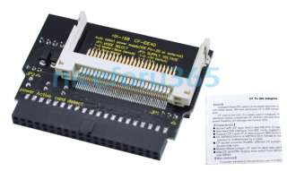 New DUAL CF to 40Pin IDE Compact Flash Adapter Bootable  