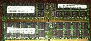 4B 2x2GB PC2 5300P DDR2 667 ECC server memory HP SUN  