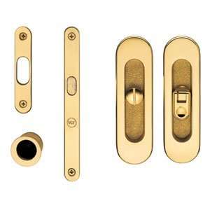   Anticato Door Hardware Oval Privacy Pocket Door Lock