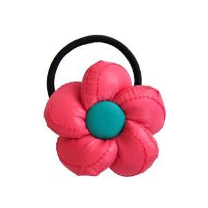  Fuchsia Eleanor Flower Blossom Ponytail Holder Beauty