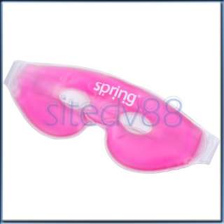 Relaxing Gel Eye Mask Cooling Cool Sleep Mask Blindfold Aids Pink 