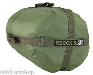 Recon 5   20c Military Sleeping Bag,Olive,New.Army  