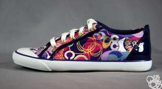   Glaser Graffiti Purple Multi Sneakers Womens Shoes New A1639  
