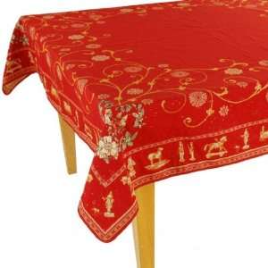  Noel Red Tablecloth 69x105 Rectangle