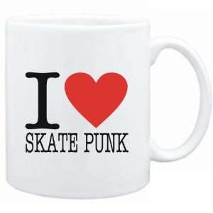  Mug White  I LOVE Skate Punk  Music