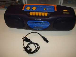 Sony CFS E60 Boombox Purple Radio Radio Cassette REPAIR  