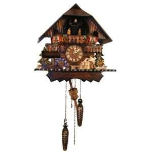  Adolf Herr Cuckoo Clock Quartz The Busy Woodchopper 13 