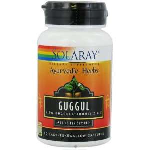  Solaray   Ayurvedic Herbs Guggul 450 mg.   60 Capsules 