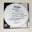 Ramones Marky Ramone Signed 10 Drumhead 2011 Grammy INSCRIPTION COA 