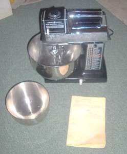 Vintage CHROME GE 3 Blade Countertop Stand Mixer