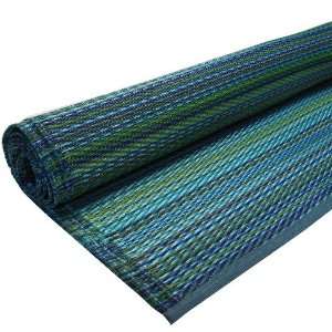Melange Recycled Outdoor Floor Mat, Blue 