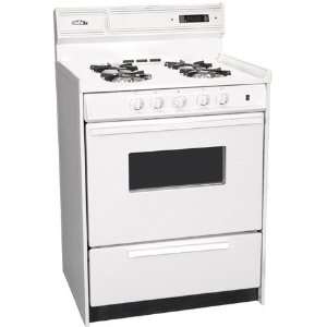 Summit WLM6307KW 24 Freestanding Gas Range with Manual Clean, Oven 