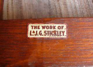 SUPERB Antique L&JG STICKLEY Daybed Bed MISSION Oak ff150  