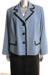 Evan Picone Suit NEW Plus Size Skirt Blue BHFO 20W  