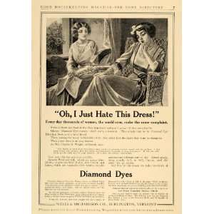   Clothes Dress Wells Richardson   Original Print Ad