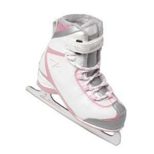  Riedell Ice skates 615 Lace Girls Pink   Size 1 Sports 