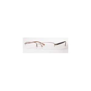   BURBERRY BE 1012 METAL SEMI RIMLESS EYEGLASSES