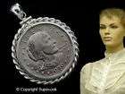 Coin Pendant SUSAN B ANTHONY Sterling Silver Bezel  