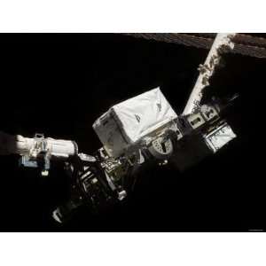 The Space Shuttle Endeavours Remote Manipulator System (RMS) Robotic 