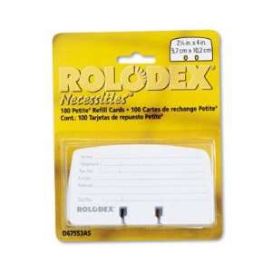  Rolodex Petite Refill Cards ROL67553