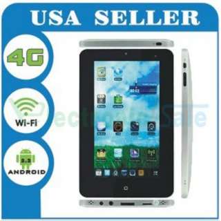 New 7 Tablet PC 4GB Notebook Google Android 2.2 Camera Wifi 3G MID 