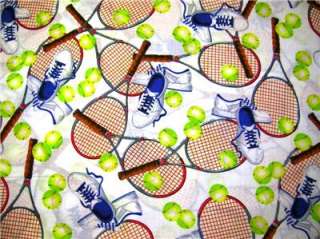 New Tennis Fabric BTY Racket Ball Shoes Sports  