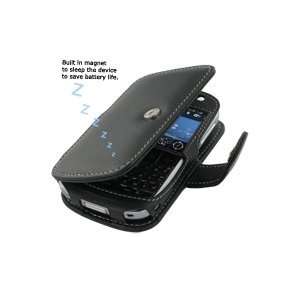  Leather Book Case for BlackBerry Bold (Black) Cell Phones 