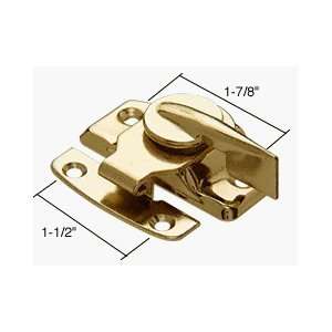  Brass Plated Window Sash Lock; 1 7/8 Screw Holes