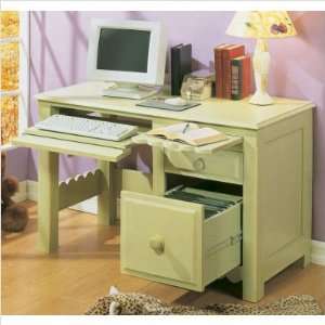   I12301 48 in. W x 24 in. D x 30 in. H Scallop Desk Furniture & Decor