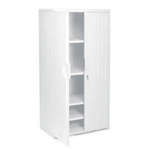  New   OfficeWorks Resin Storage Cabinet, 36w x 22d x 72h 