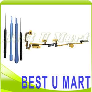   Switch On/Off Volume Control Key Flex Cable For Apple iPad 2 + Tools