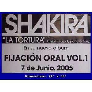  SHAKIRA Fijacion Oral Vol 1 24x36 Poster Everything 