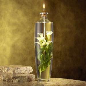    Kahar 2 Liter White Mini Calla Lily Oil Lamp