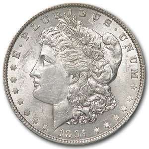  1891 Morgan Silver Coin   Brilliant Uncirculated 