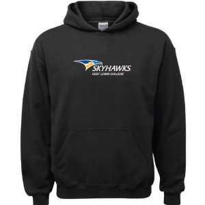   College Skyhawks Black Youth Logo Hooded Sweatshirt