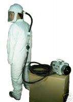 Cool Suit air cooled tyvek coveralls/air pump/facepiece  