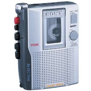  Sony TCM 220DV Standard Cassette Voice Recorder, Silver 