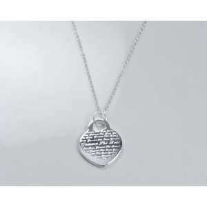  Gamma Phi Beta Sorority Silver Heart Necklace Jewelry