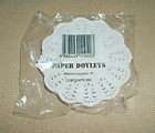 Lot of 250 Fancy 4 Inch Round White Paper Lace Doilies 