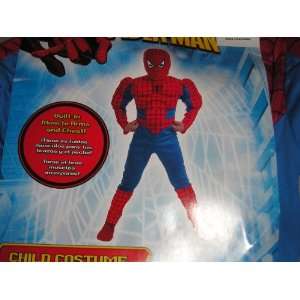 Spiderman Deluxe Muscle Childrens Costume Toys & Games