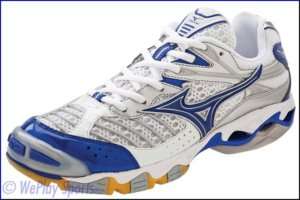 Mizuno Womans Volleyball Shoes Wave Lightning 6 White/Blue 430130 
